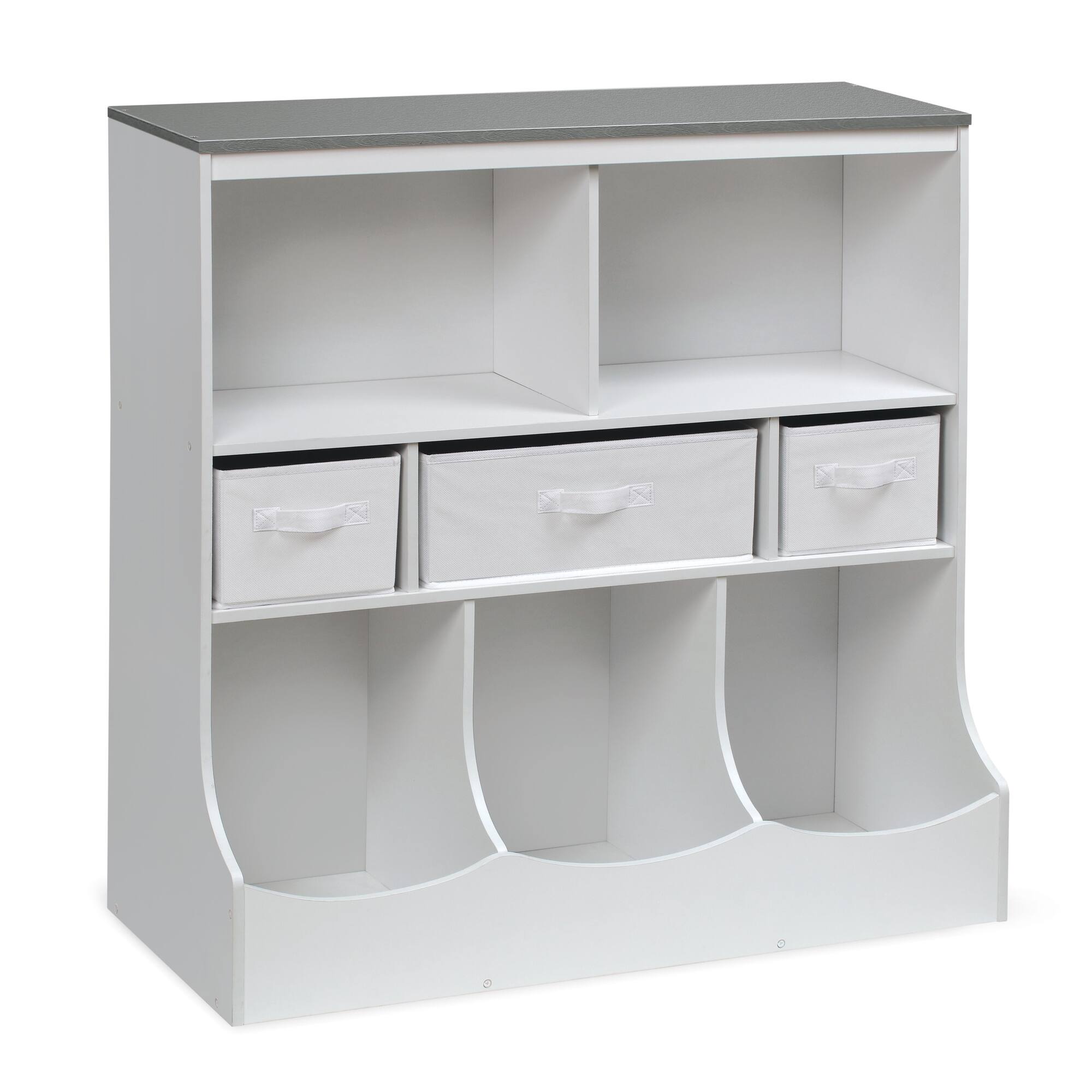 Badger Basket Combo Bin Storage Unit With Three Baskets